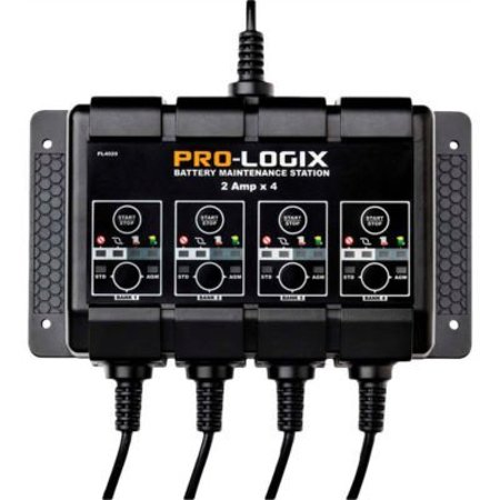 INTEGRATED SUPPLY NETWORK Clore 12V 2A 4-Bank Solar Pro-Logix Battery Charger - PL4020 PL4020